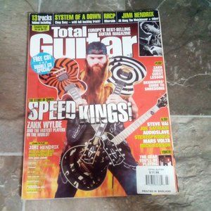 Total Guitar #120 March 2004 Zakk Wylde Magazine